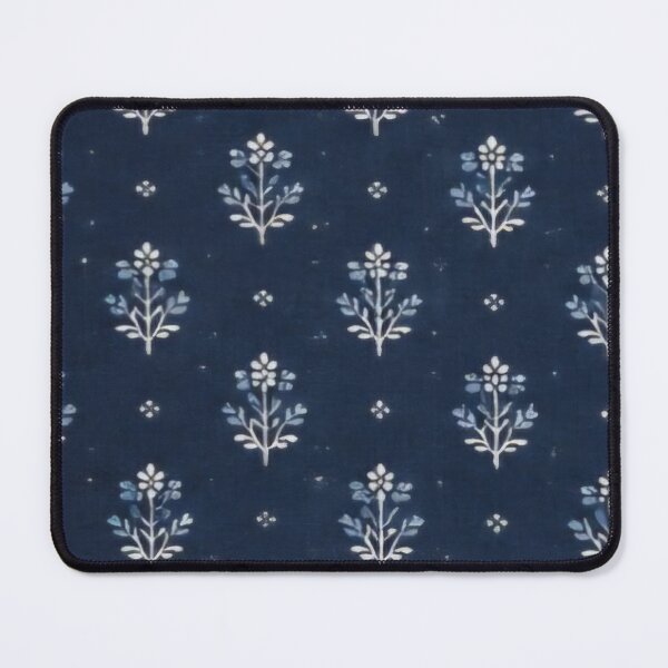 Item preview, Navy Floral Repeating Motif designed and sold by CyndiEpps.