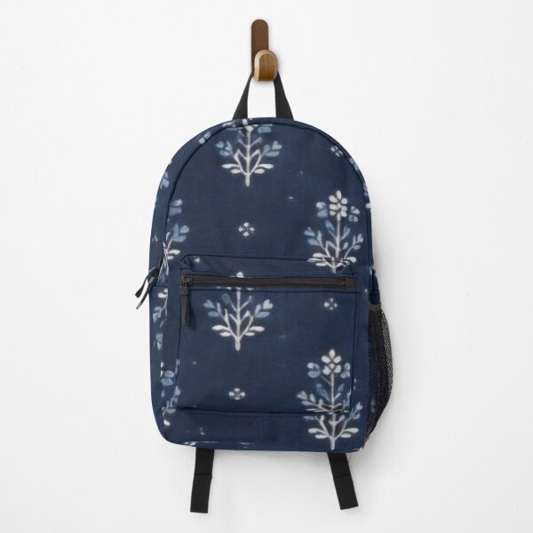 Item preview, Navy Floral Repeating Motif designed and sold by CyndiEpps.