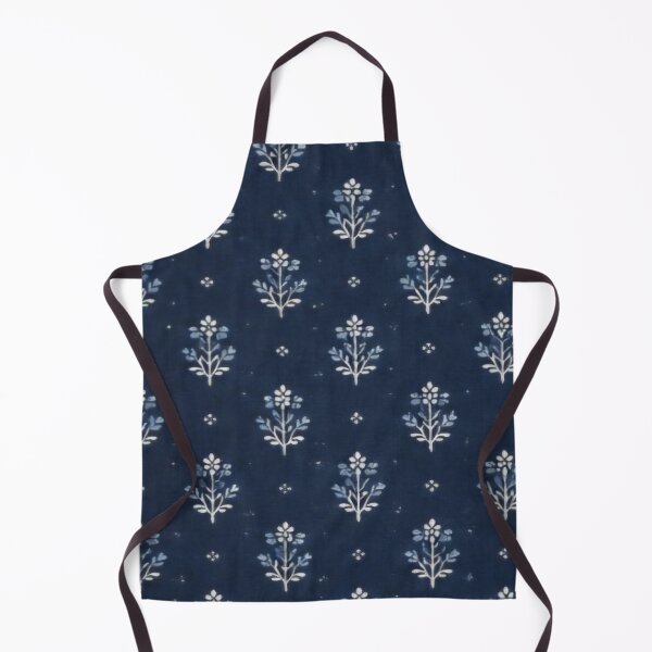 Item preview, Navy Floral Repeating Motif designed and sold by CyndiEpps.