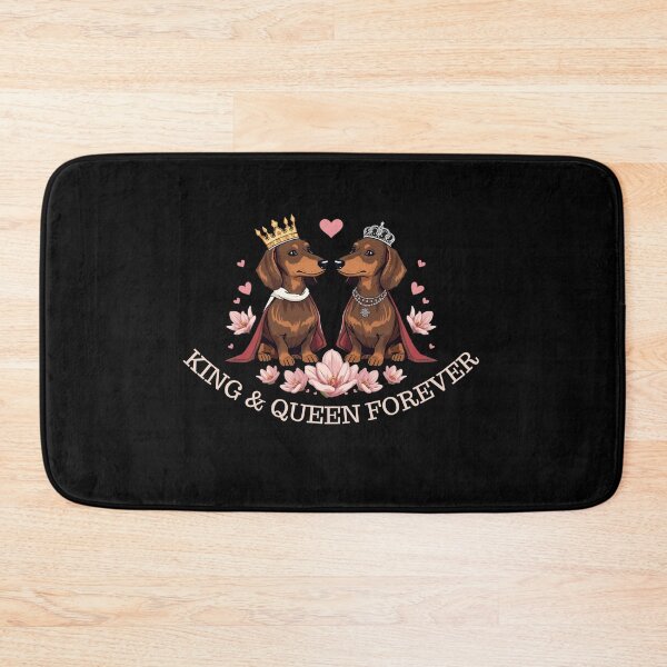 Item preview, King & Queen Forever Dachshund Royal Couple Gifts designed and sold by Domel9674.