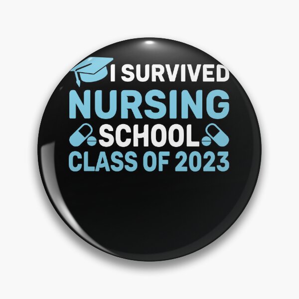 Item preview, I Survived Nursing School Class 2023 designed and sold by SiarheiYur.