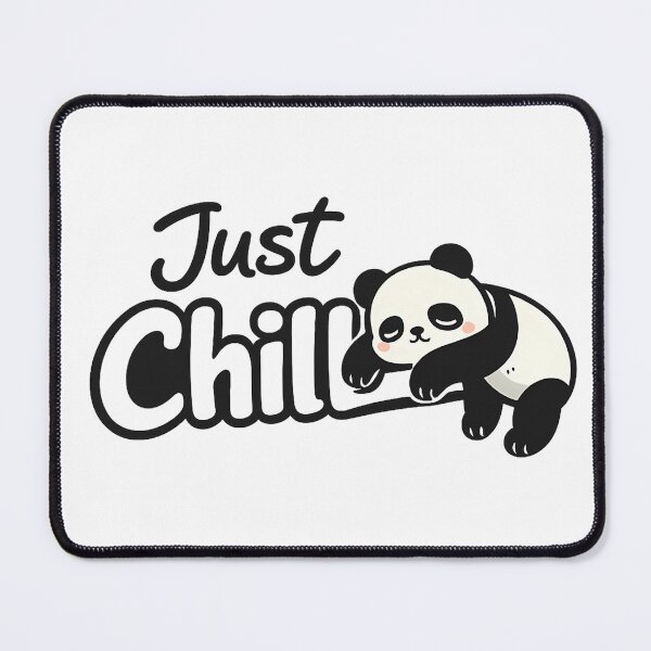 Item preview, Just Chill Panda Funny Relaxed Shirt Cute Panda Lover Gift Lazy Panda Tee Relatable Humor Shirt Panda Chill Gift designed and sold by Gremlin Hours.
