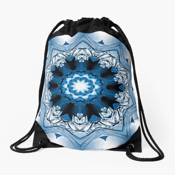 Aperçu de l'œuvre Blue Steel Metal Kaleidoscope 06 créée et vendue par fantasytripp.