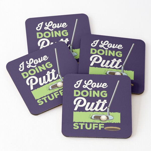 Item preview, I Love Doing Putt Stuff Funny Golfing Golf Putter designed and sold by jaygo.