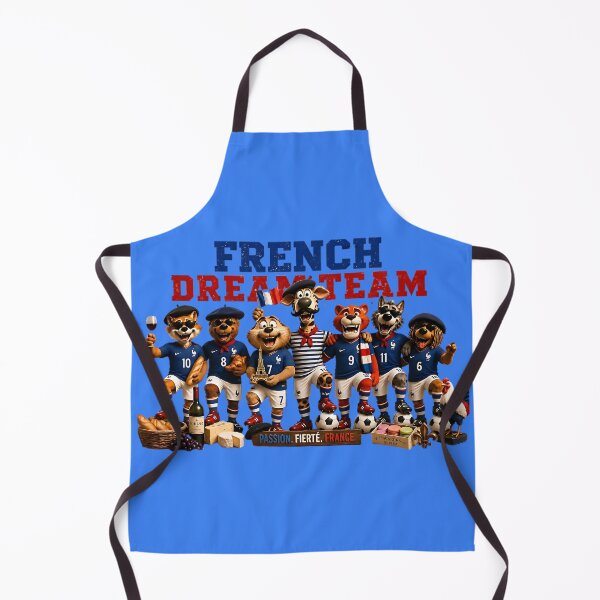 Item preview, French Dream Team Soccer Fans – Funny France World Cup Supporter Mascots designed and sold by WabiSabiSjak.