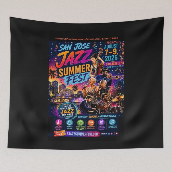 Item preview, SAN JOSE JAZZ SUMMER FEST August 7-9, 2026  -250th Anniversary Celebration 1776 to 2026 designed and sold by DBM Photo Art 1.