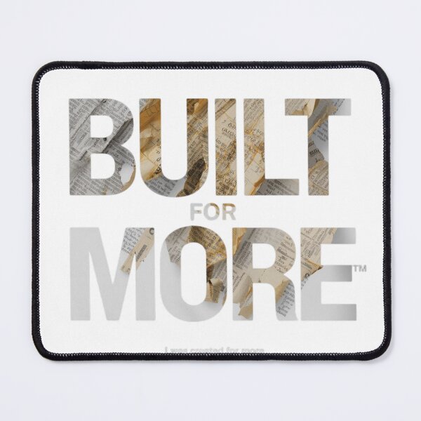 Item preview, Built For More | Purpose Driven Motivation Design designed and sold by guchieworldcollection.