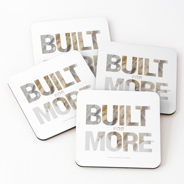 Item preview, Built For More | Purpose Driven Motivation Design designed and sold by guchieworldcollection.