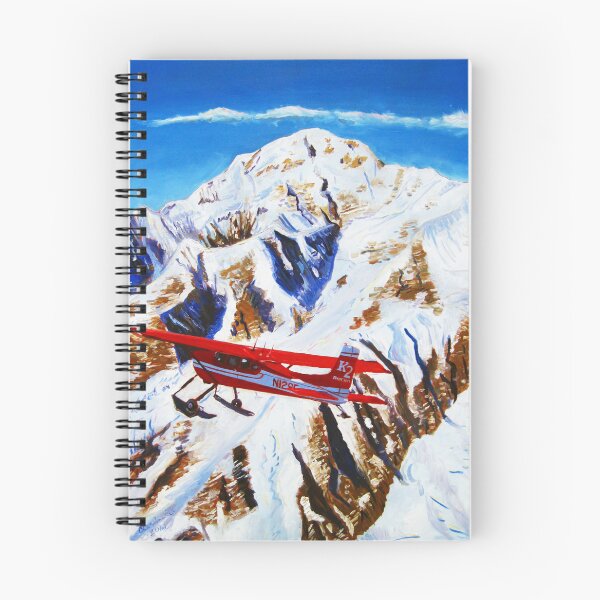 Item preview, Denali Mountain Painting, K2 Aviation, De Havilland Beaver, Alaska Mountains, Gift for Pilot, Scott Clendaniel, Alaska Aviation, Mt McKinley Active designed and sold by Scott Clendaniel.