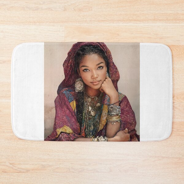 Item preview, Woman From Comoros - African Woman Ethnic Portrait Print designed and sold by Oldetimemercan.