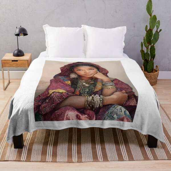 Item preview, Woman From Comoros - African Woman Ethnic Portrait Print designed and sold by Oldetimemercan.