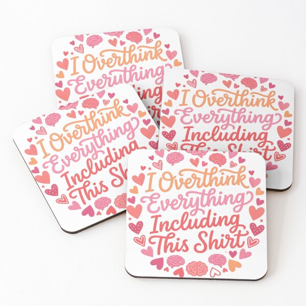 Item preview, I Overthink Everything Including This Shirt Humor designed and sold by JMDesignHub.