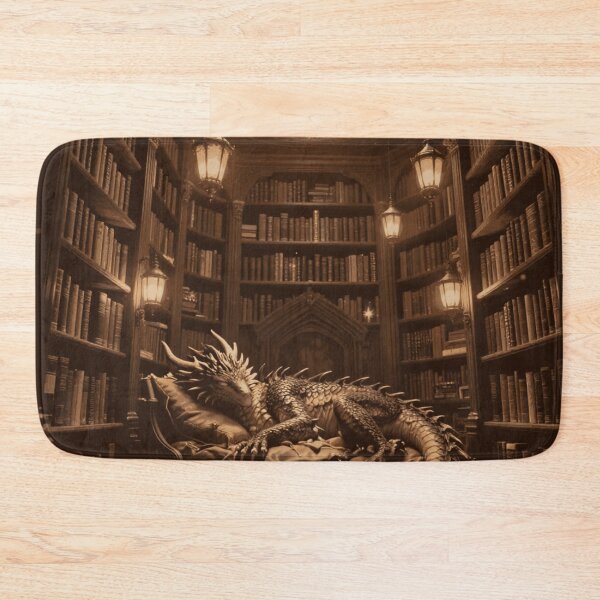 Item preview, Dragon in Library designed and sold by RandomWalker.