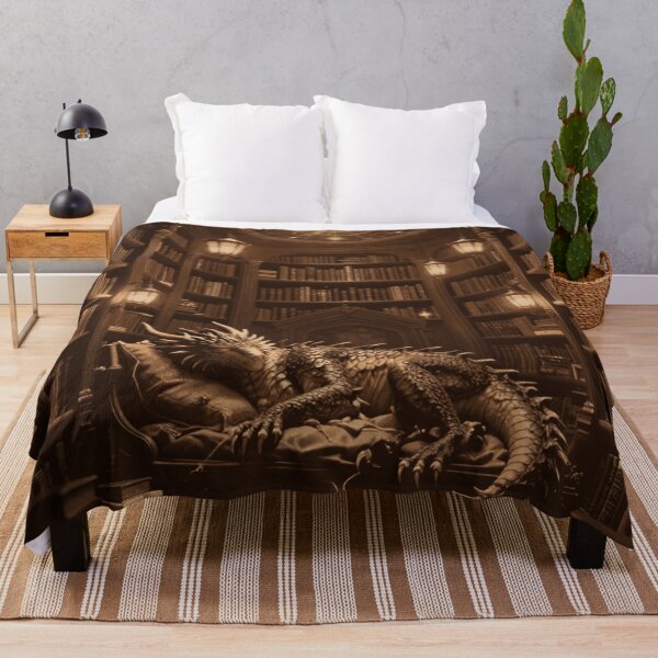 Item preview, Dragon in Library designed and sold by RandomWalker.