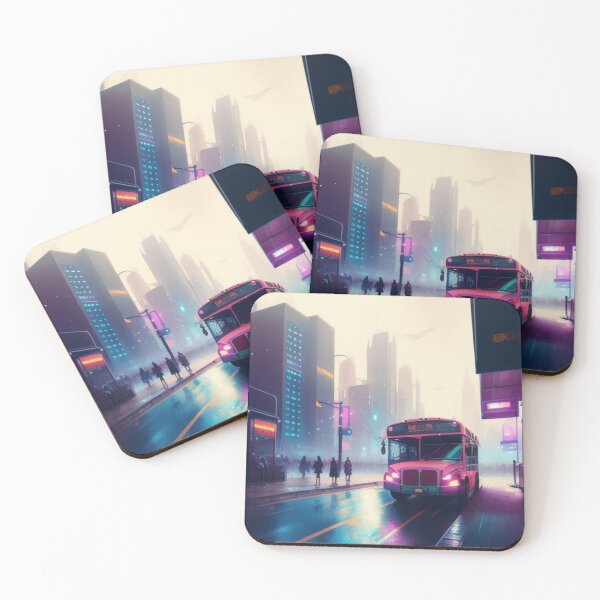 Item preview, Midnight Transit Neon Cityscape Synthwave Aesthetic designed and sold by UmSkelig834.
