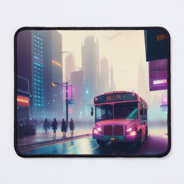 Item preview, Midnight Transit Neon Cityscape Synthwave Aesthetic designed and sold by UmSkelig834.