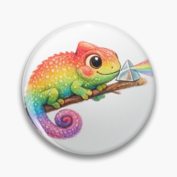 Item preview, Rainbow Chameleon Splitting Light Through a Prism designed and sold by eignvalue.