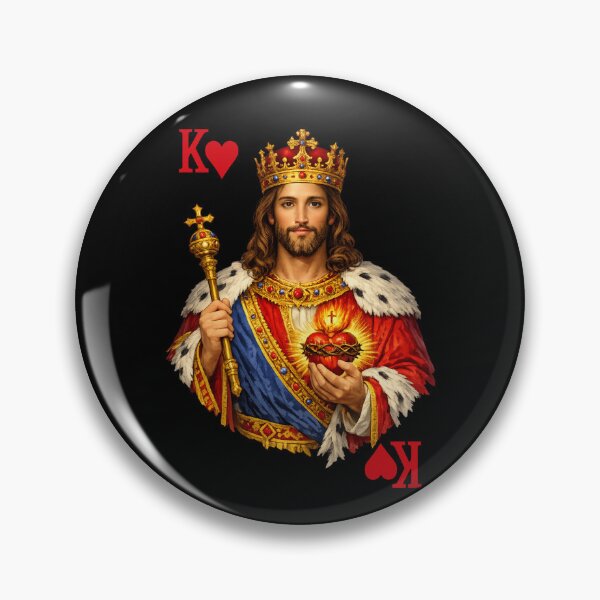 Item preview, Jesus King of Hearts  designed and sold by super-think.