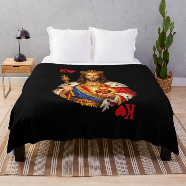 Item preview, Jesus King of Hearts designed and sold by super-think.