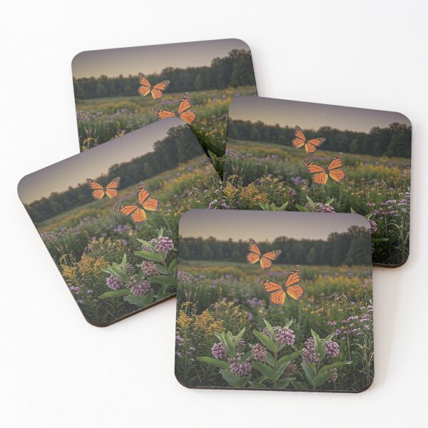 Item preview, Butterfly Over Milkweed: A Meadow Symphony designed and sold by Fei Long Design Hub.