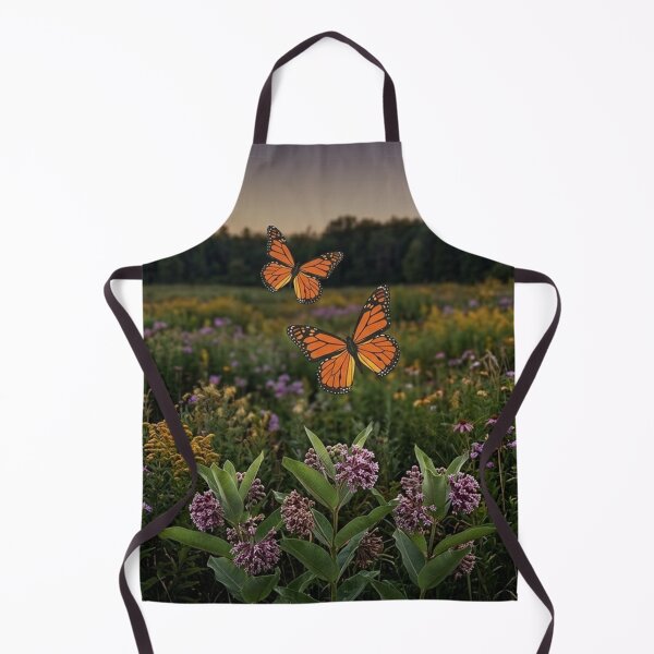 Item preview, Butterfly Over Milkweed: A Meadow Symphony designed and sold by Fei Long Design Hub.