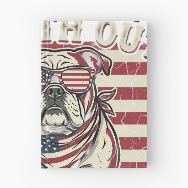 Item preview, Chill The Fourth Out Bulldog American Flag Sunglasses designed and sold by JMDesignHub.
