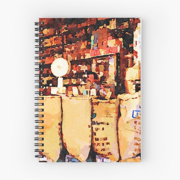 Item preview, Aleppo: coffee bags in the grocery store designed and sold by Giuseppe Cocco.