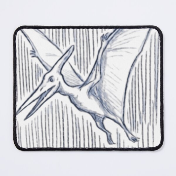 Item preview, Flying Pteranodon Pterodactyl Sketch Gothic Streetwear designed and sold by RawSauropsid.