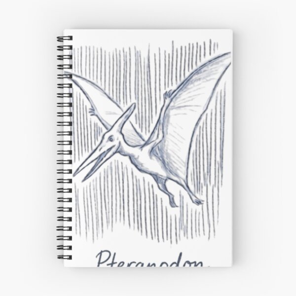Item preview, Flying Pteranodon Pterodactyl Sketch Gothic Streetwear designed and sold by RawSauropsid.