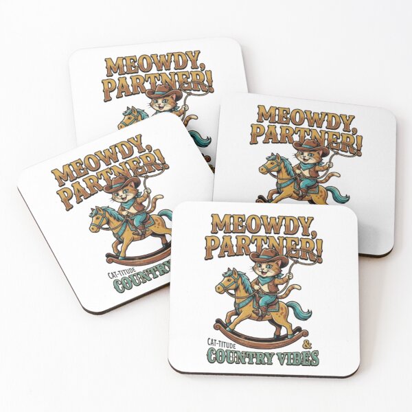 Item preview, Meowdy Cowboy Cat designed and sold by PixelStyle Studio.