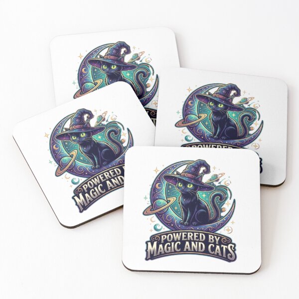 Item preview, Mystical Moon Witch Black Cat Design designed and sold by PixelStyle Studio.