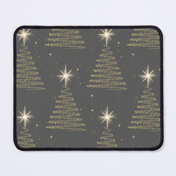 Item preview, Musical Christmas Tree (golden yellow on black) designed and sold by Boy and Belugee.