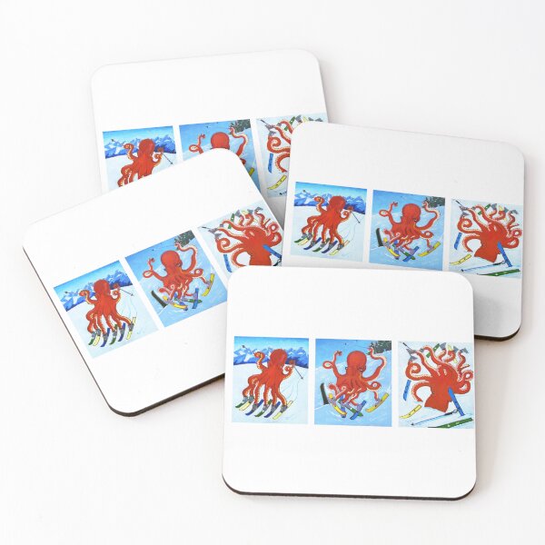 Item preview, Skiing Octopus designed and sold by Scott Clendaniel.