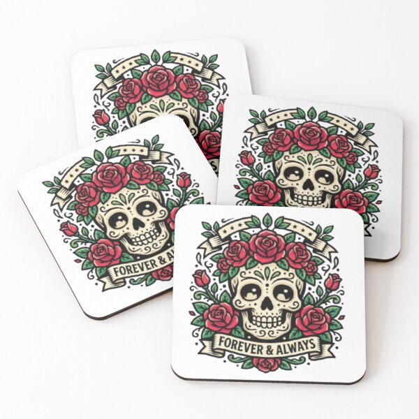 Item preview, Floral Skull Graphic Tee designed and sold by PixelStyle Studio.