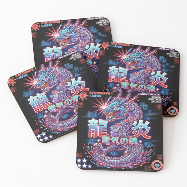 Item preview, Neon Tokyo Dragon designed and sold by PixelStyle Studio.