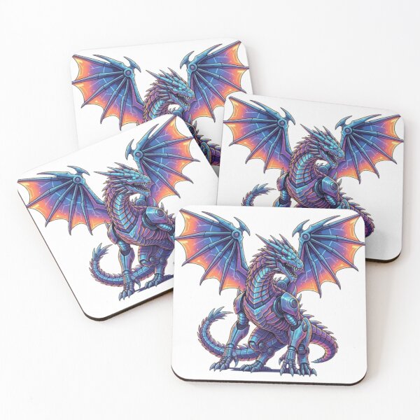 Item preview, Titan Core Dragon X – Futuristic Mecha Beast T-Shirt designed and sold by PixelStyle Studio.