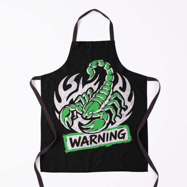 Item preview, Green Scorpion Warning Sign Wildlife Graphic designed and sold by AwesomeBeyondLimits.