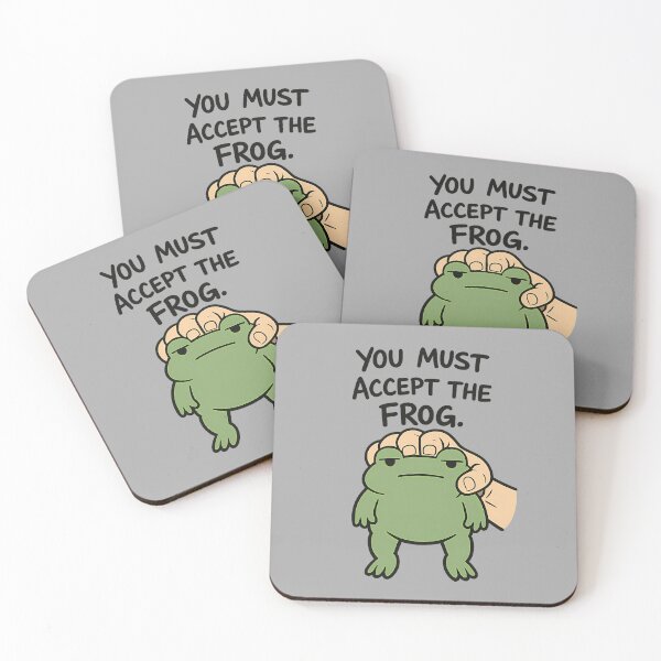 Item preview, You Must Accept The Frog Funny Weird Shirt Cottagecore Absurd Humor Gift Frog Lover Tee Goblincore Quirky Shirt designed and sold by Moss & Mellow.
