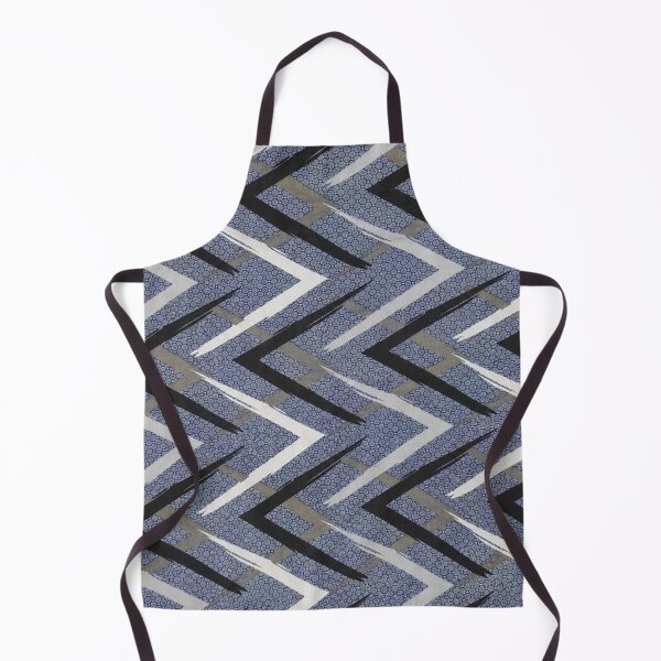 Item preview, Modern Blue Chevron Geometric Seamless Pattern designed and sold by CoolGTees.