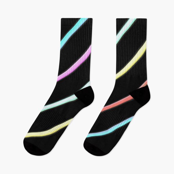 Item preview, Retro Futuristic Neon Laser Glow Stripes designed and sold by Nexus Space.