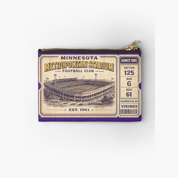 Item preview, Metropolitan Stadium Vintage Ticket Shirt, Minnesota Football Club Retro Stadium Tee designed and sold by GhostDawgs.