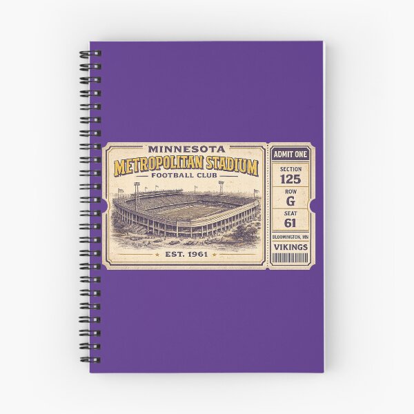 Item preview, Metropolitan Stadium Vintage Ticket Shirt, Minnesota Football Club Retro Stadium Tee designed and sold by GhostDawgs.
