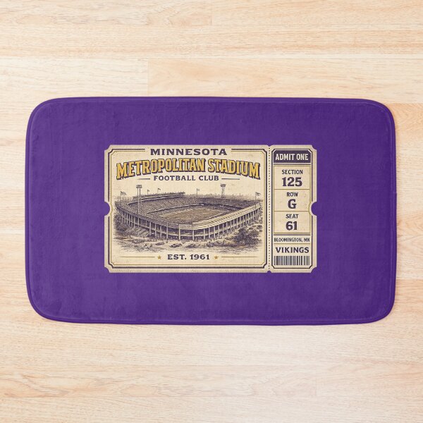 Item preview, Metropolitan Stadium Vintage Ticket Shirt, Minnesota Football Club Retro Stadium Tee designed and sold by GhostDawgs.