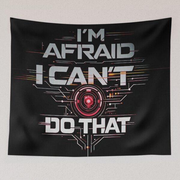 Item preview, I'm Afraid I Can't Do That – Retro Sci-Fi “2001”! designed and sold by Alan-David.