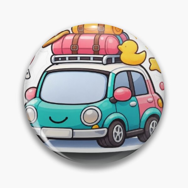 Item preview, Cute Pastel Road Trip Adventure Car Sticker designed and sold by AuraAuto.