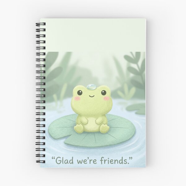 Item preview, Glad We’re Friends Frog Shirt | Cute Kawaii Frog Friendship Design designed and sold by DmaarGroup.
