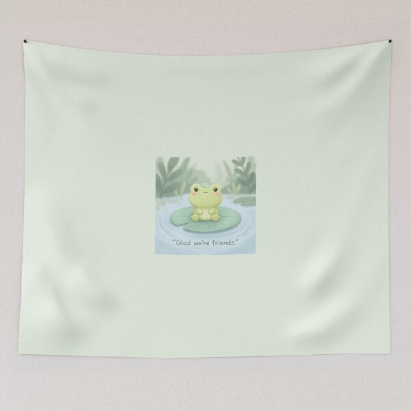 Item preview, Glad We’re Friends Frog Shirt | Cute Kawaii Frog Friendship Design designed and sold by DmaarGroup.