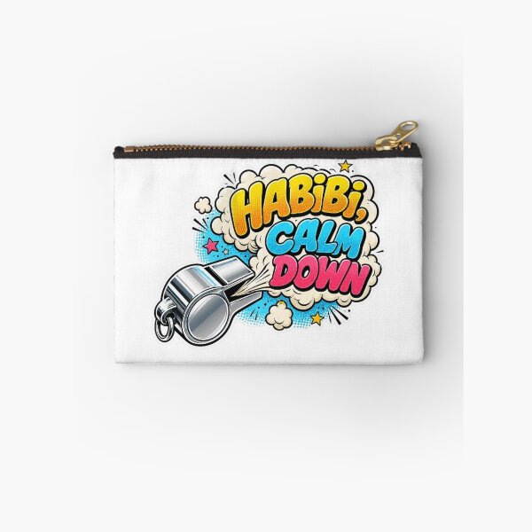 Item preview, Habibi Calm Down Whistle Sticker – Funny Referee Humor Design designed and sold by RDcollections.