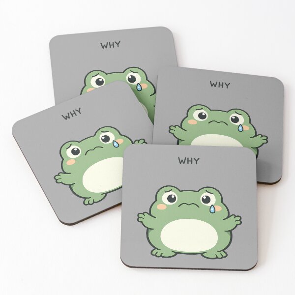 Item preview, Why Frog Funny Relatable Shirt Cottagecore Emotional Humor Gift Frog Lover Tee Goblincore Existential Shirt designed and sold by Moss & Mellow.