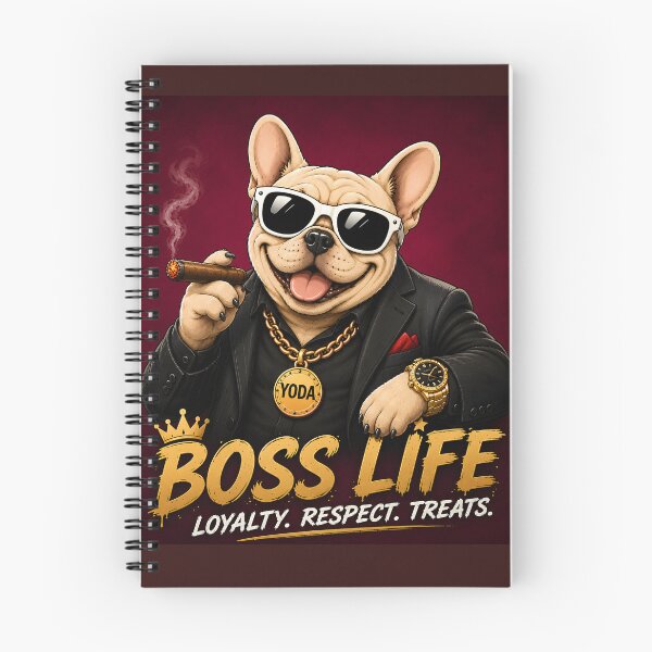 Item preview, Funny French Bulldog Boss Life designed and sold by MischiefPaws.